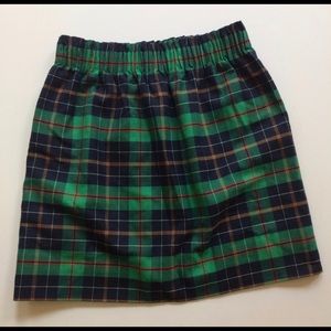 J. Crew Factory Pleated Wool Skirt